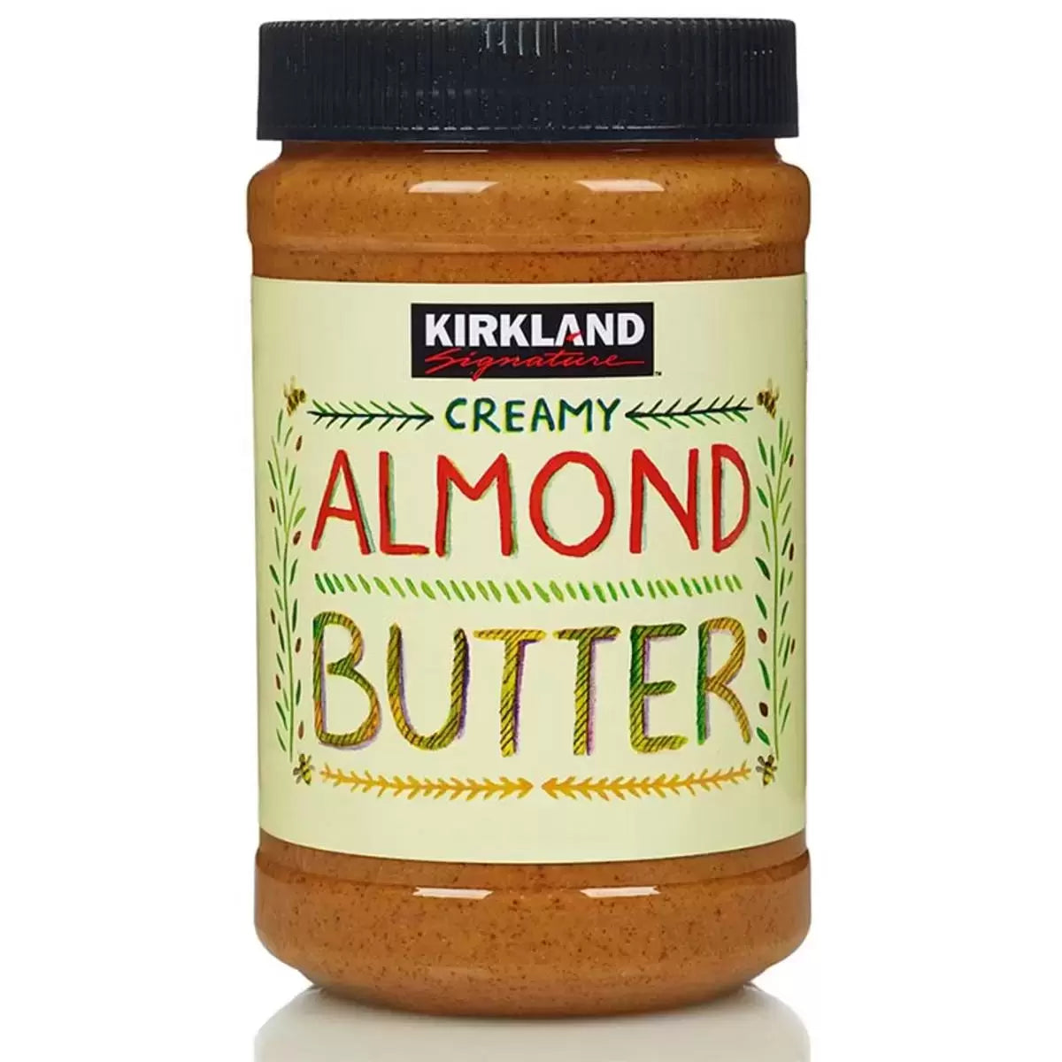 Kirkland creamy almond butter 765g jar