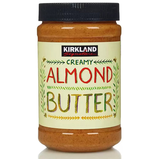 Kirkland creamy almond butter 765g jar