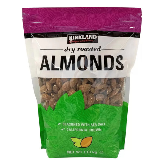 Kirkland Signature dry roasted almonds with sea salt 1.13kg pack