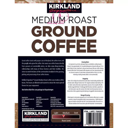 Kirkland Signature Medium Roast Ground Coffee 1.13kg bag