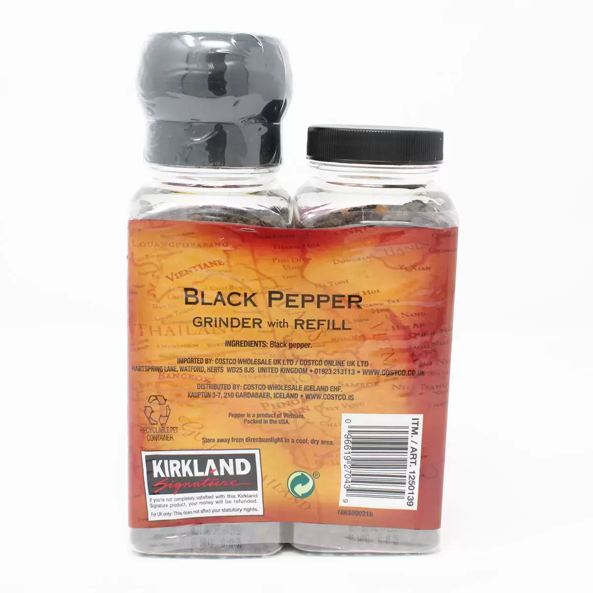 Adjustable ceramic pepper grinder for kitchen use
