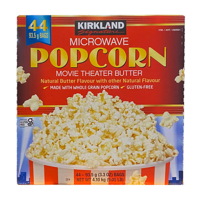 Kirkland Signature Microwave Popcorn 44 x 93g individual bags