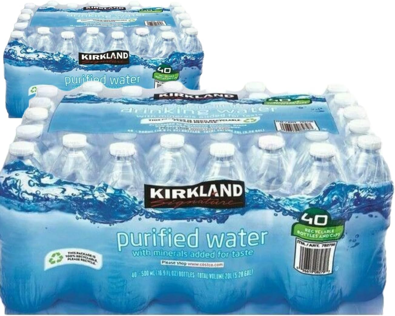 kirkland spring water 500ml 40 bottle pack