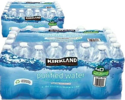 kirkland spring water 500ml 40 bottle pack