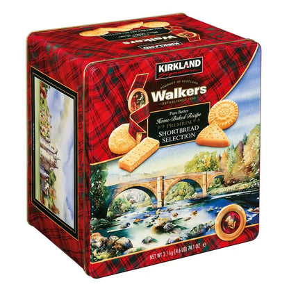 Kirkland Walkers Premium Shortbread 2.1kg Tin with pure butter