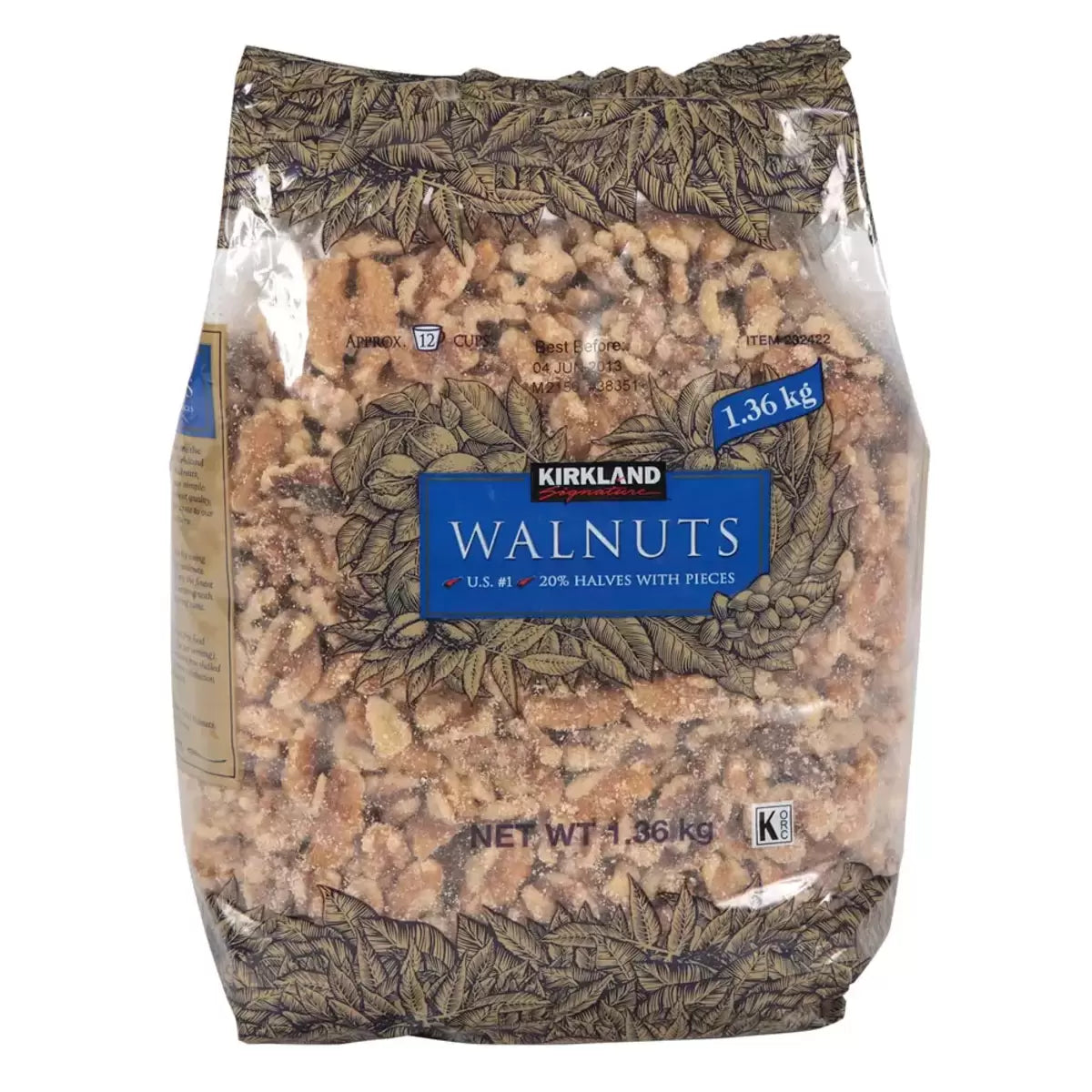 Kirkland Signature Walnut Halves & Pieces 1.36kg pack