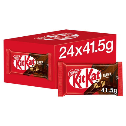 Kit Kat Dark Chocolate 4-Finger Bars 41.5g, box of 24