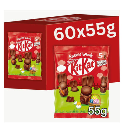 Crunchy chocolate bunny treats for Easter celebrations