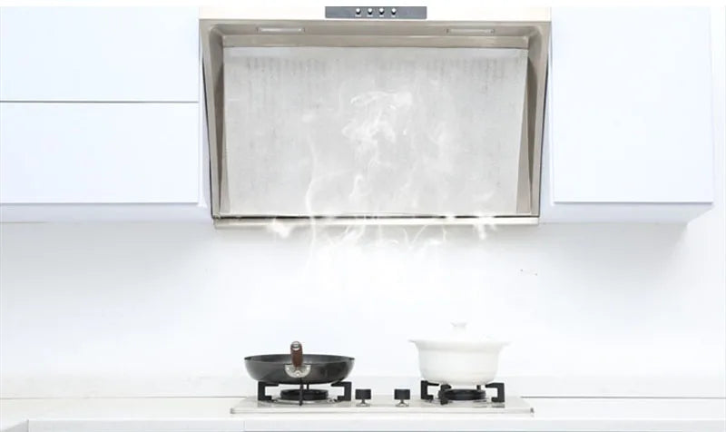 Cooker hood exhaust fan filter paper