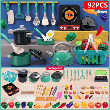 Kitchen play food set perfect for pretend meal preparation games