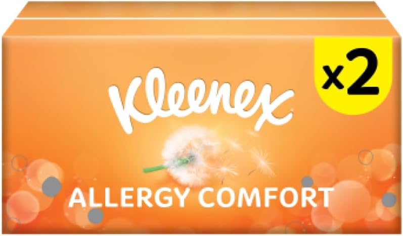 kleenex allergy tissues 2 box pack for sensitive skin