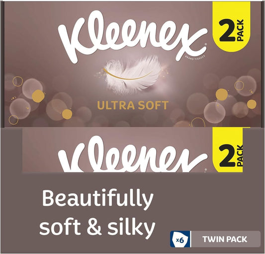Kleenex tissue box placed in a modern home setting for daily use