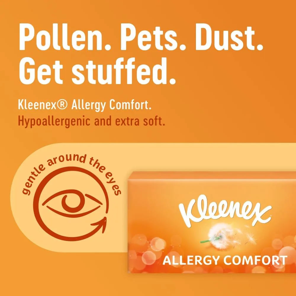 hayfever tissues soft for sensitive skin