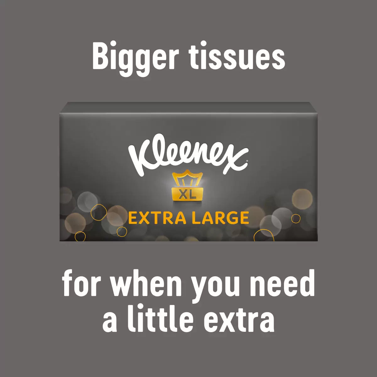 Premium tissues for sneezes, spills, and clean-ups