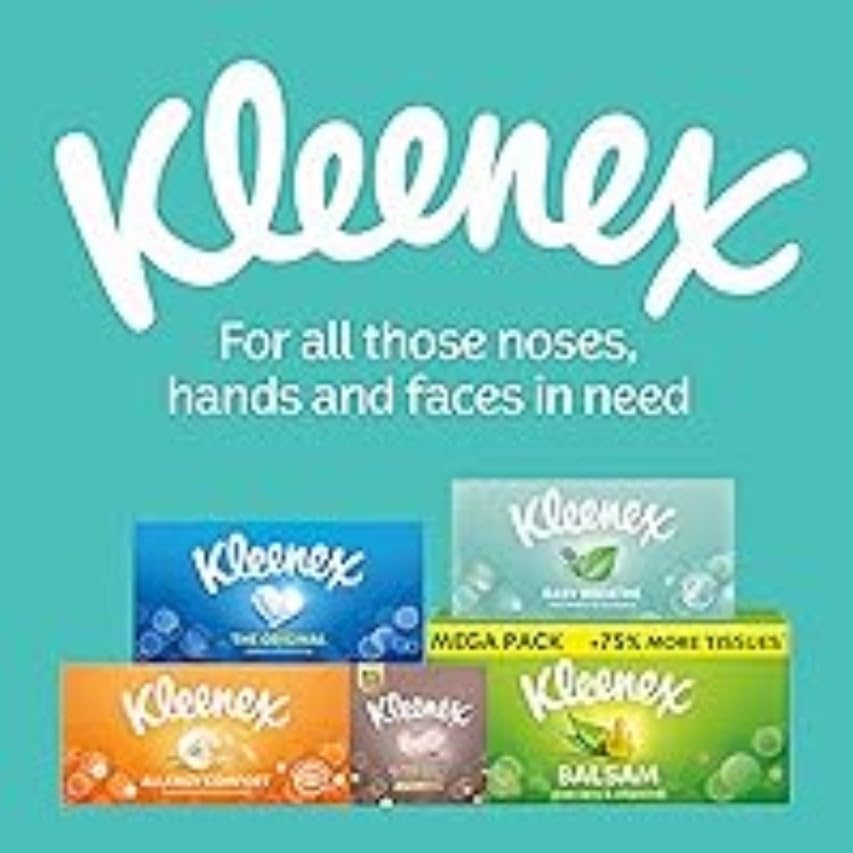 soft facial tissues infused with eucalyptus and menthol