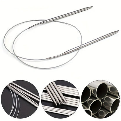 11 size circular knitting needle collection