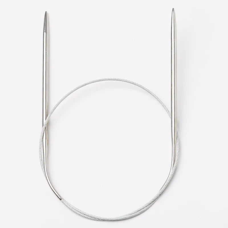Circular knitting needles for making scarves