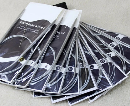 Stainless steel circular needles for knitting