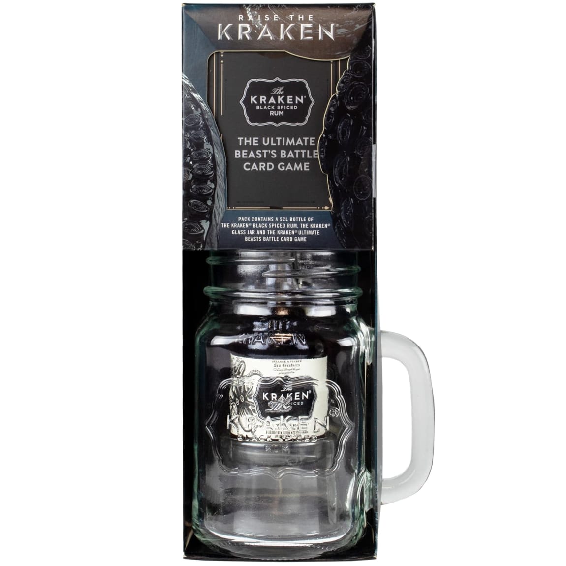 Kraken Black Spiced Rum gift set with 5cl bottle