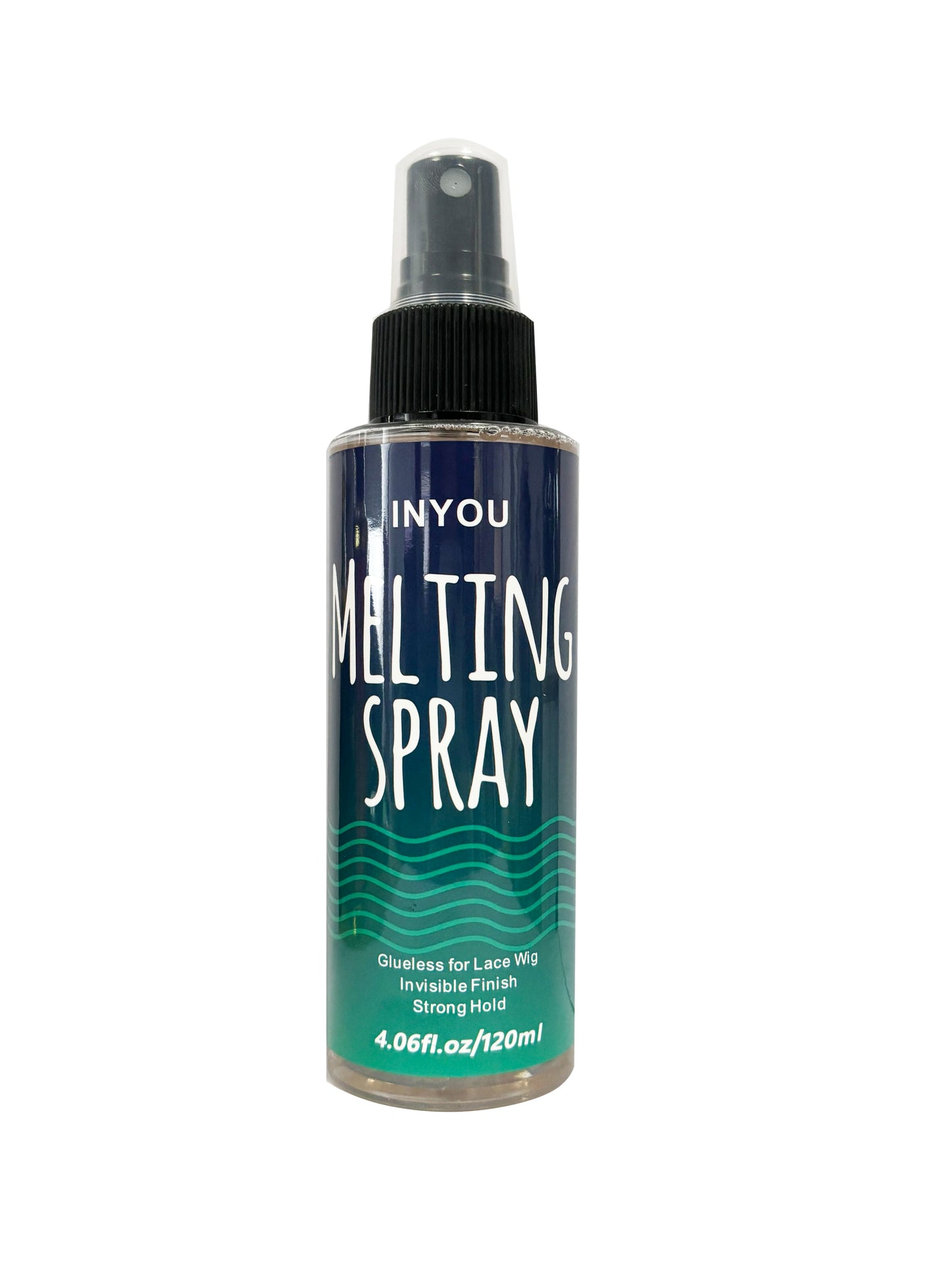 Hairline melting spray for seamless wig application