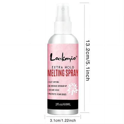Lace wig hold spray for natural looking results