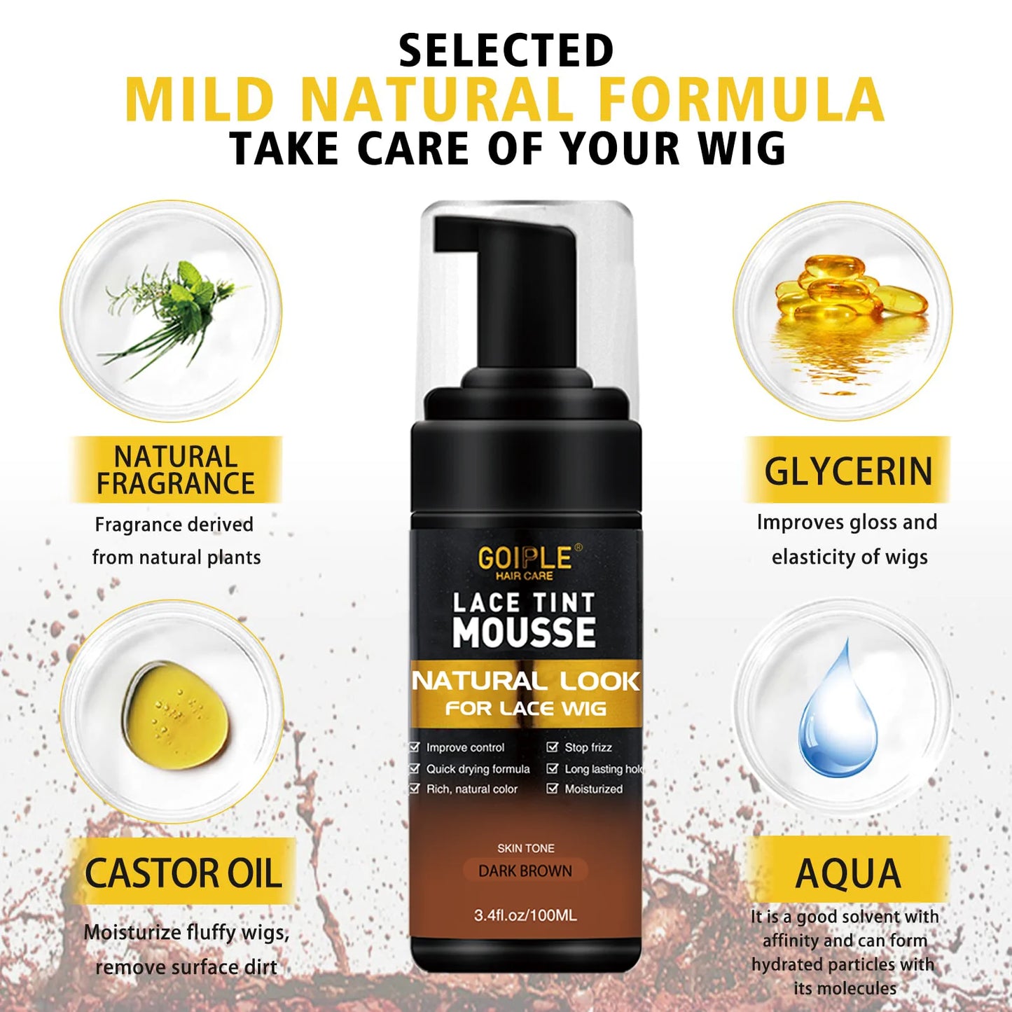 Hair edge control set for wig styling and installation