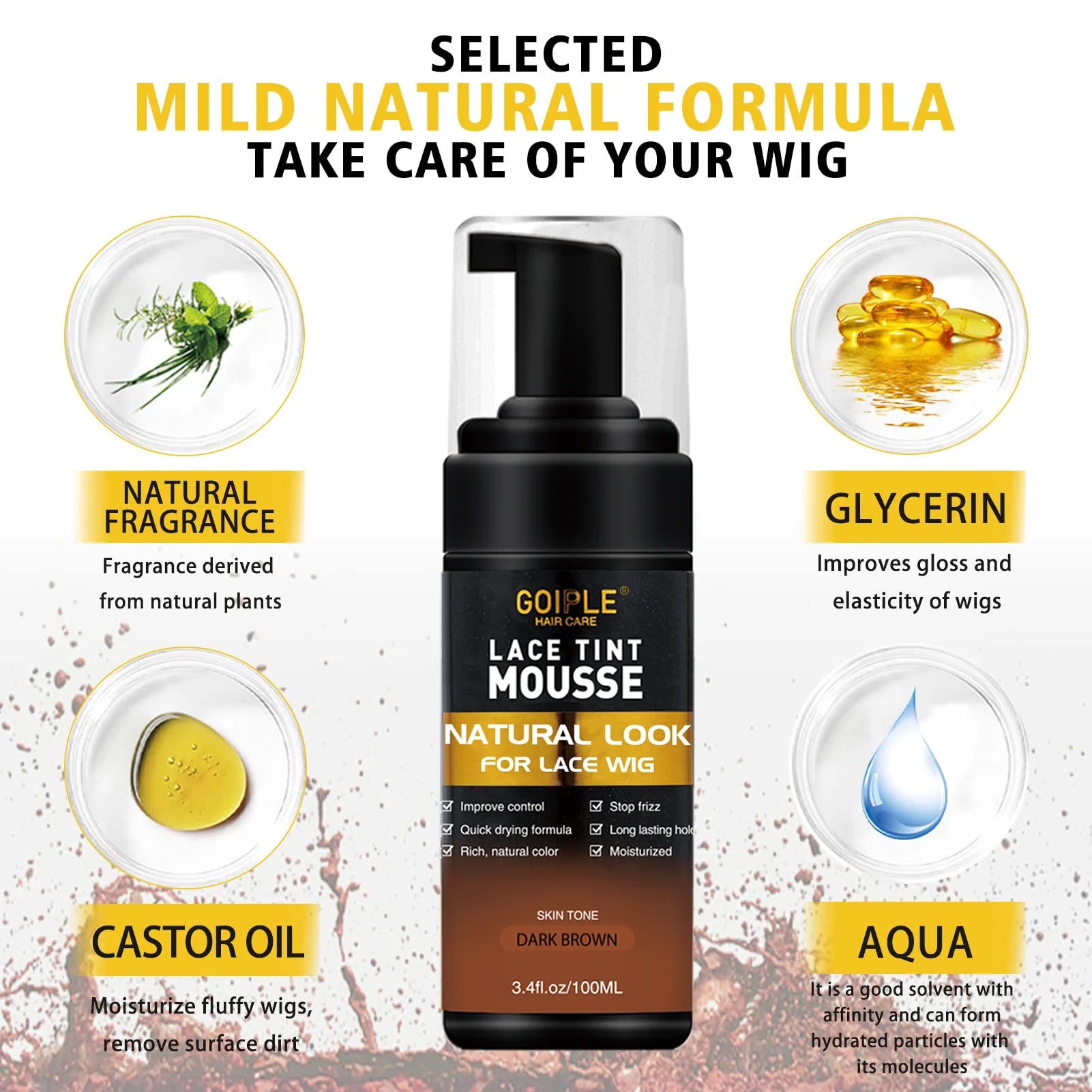 Hair edge control set for wig styling and installation