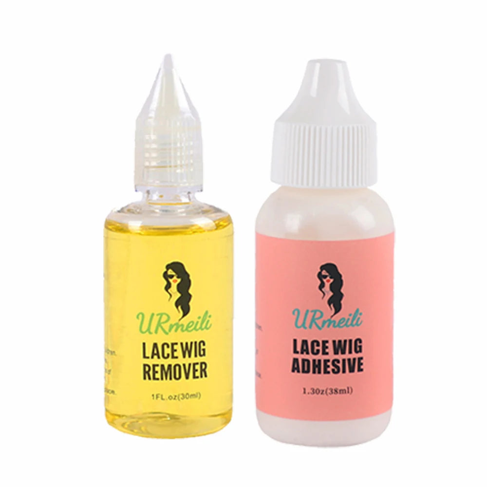Lace glue spray for smooth wig application