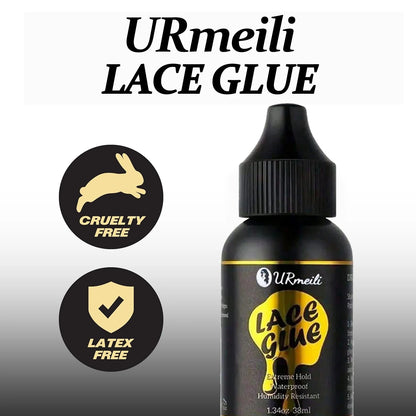 Wig adhesive and melting spray installation set