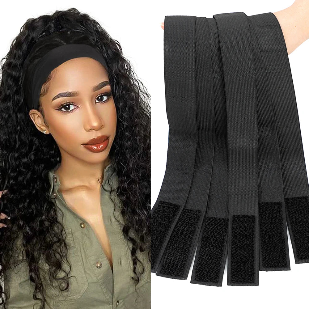 Elastic lace melting band for lace front wigs