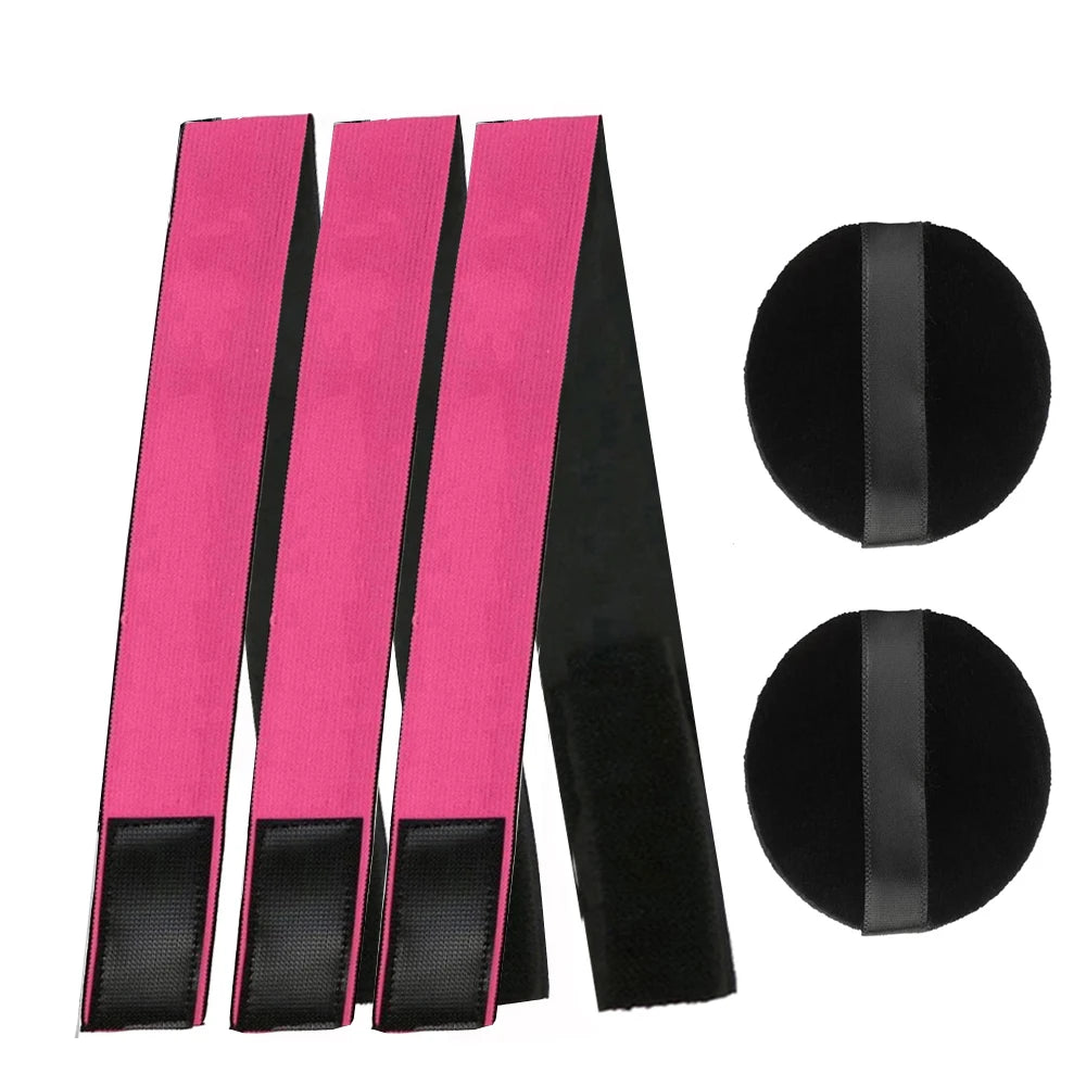 Wig edge wrap band with ear protection covers
