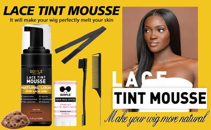 Edge laying wax stick for smooth hair finish