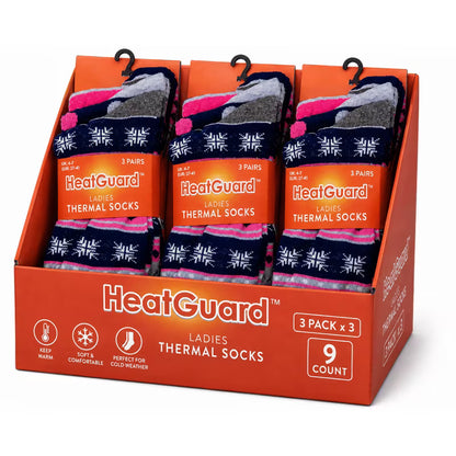 Ladies socks 9 pair bulk pack UK size 4-8