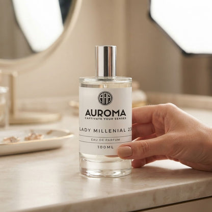Auroma Lady Millennial 23 perfume bottle
