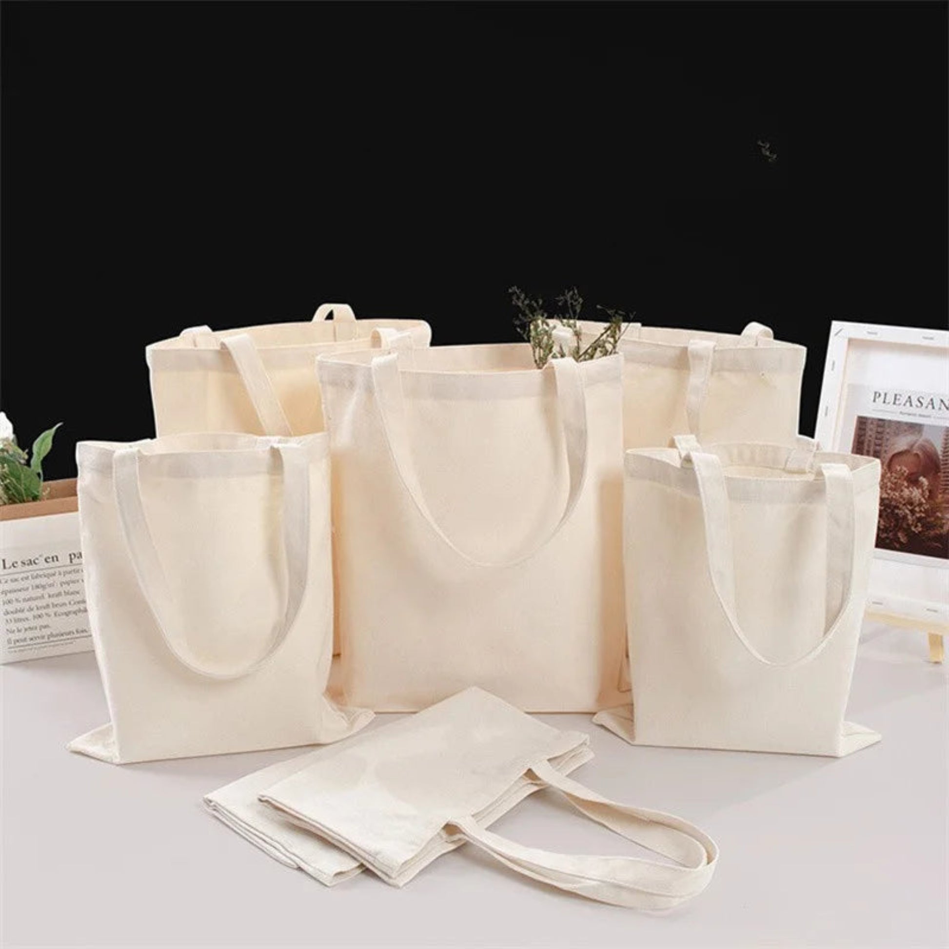Eco-friendly cotton tote for daily shopping