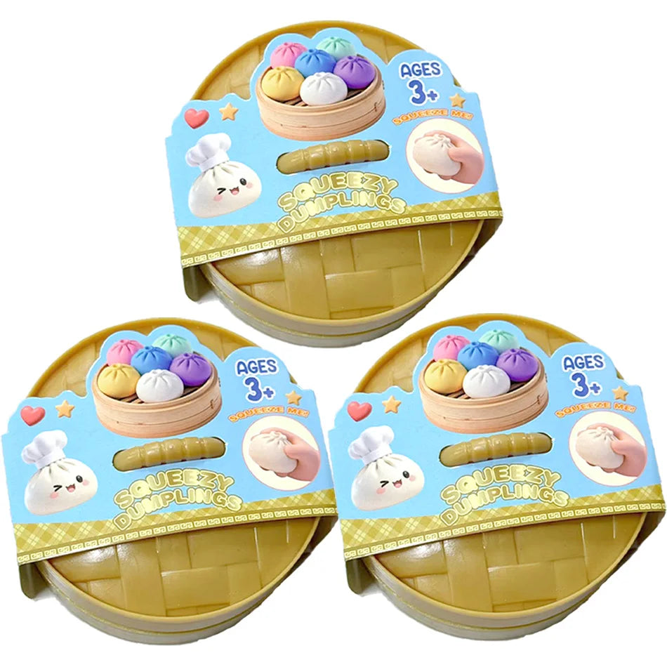 Giant squishy dumpling toy packaging box 12pcs display set