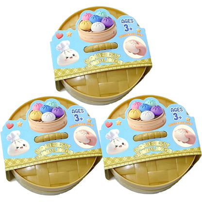 Giant squishy dumpling toy packaging box 12pcs display set