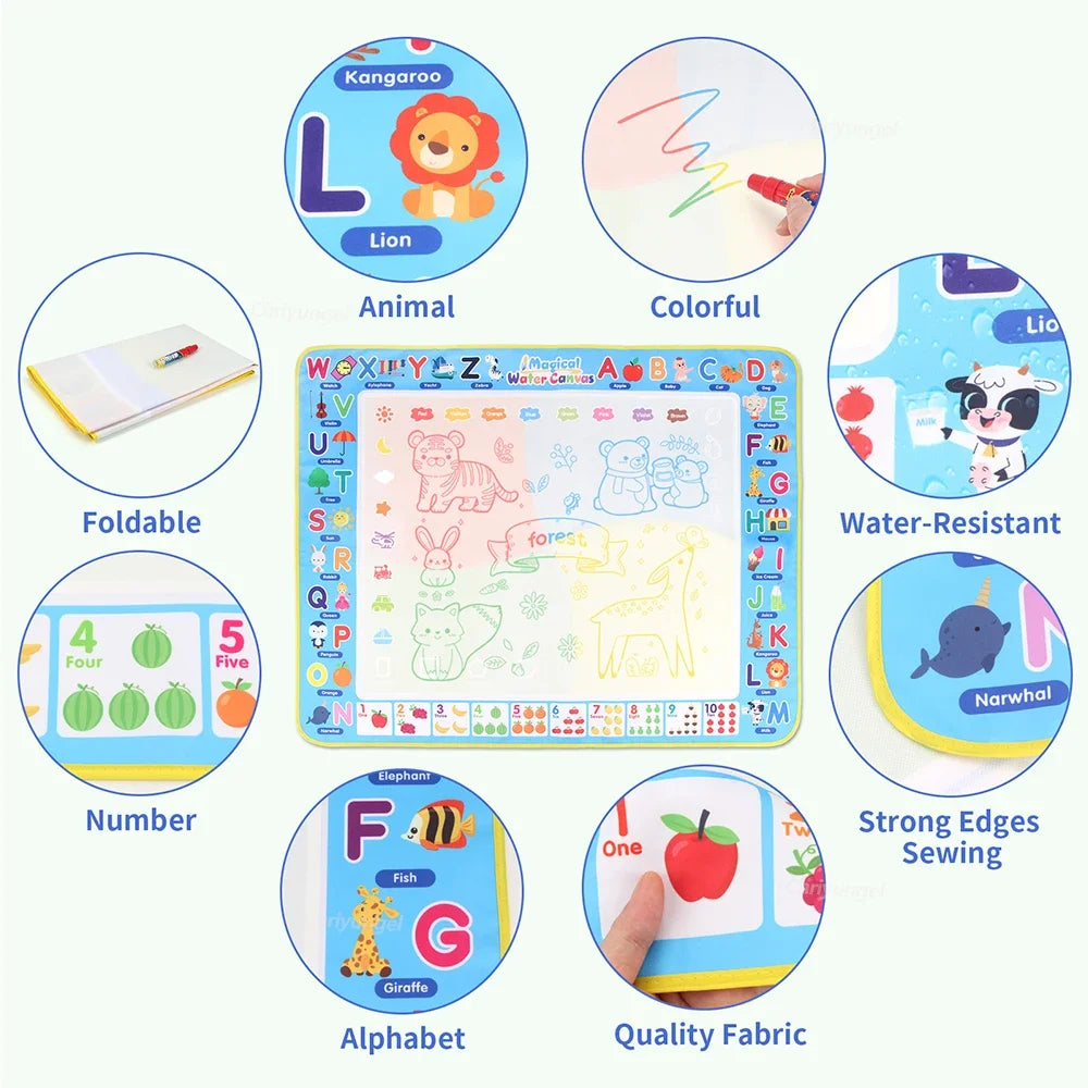 Magic drawing mat 100x80cm indoor outdoor travel portable