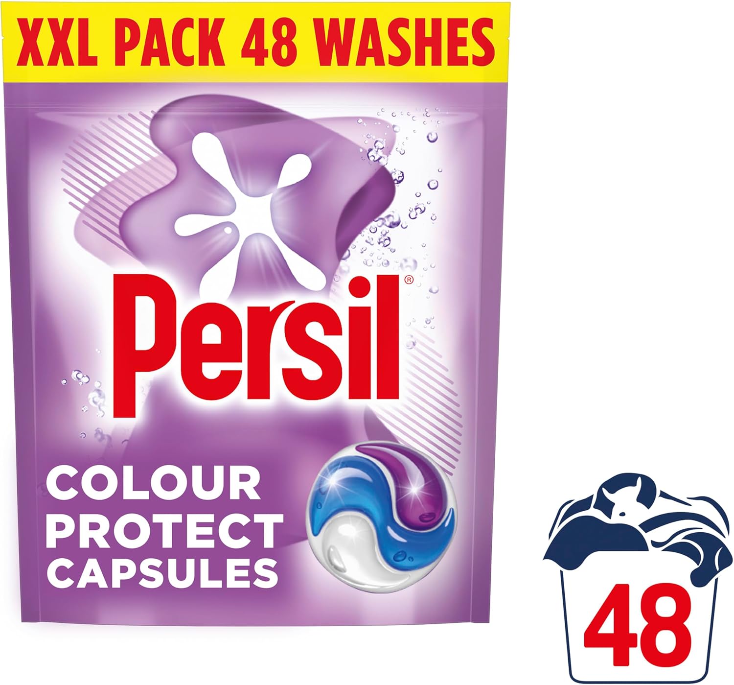 48 laundry pods for colours