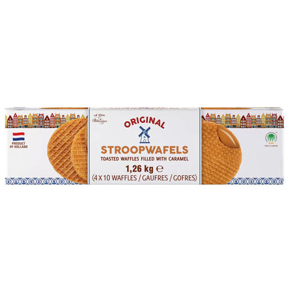 Le Chic Patissier stroopwafels 40 pack Dutch caramel waffles