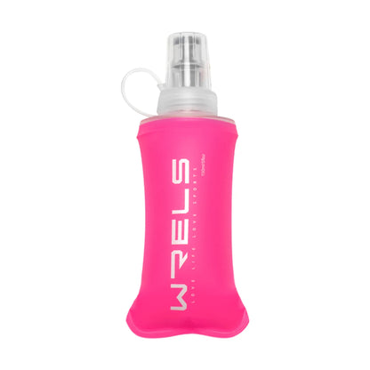 Collapsible bottle for hiking equipment
