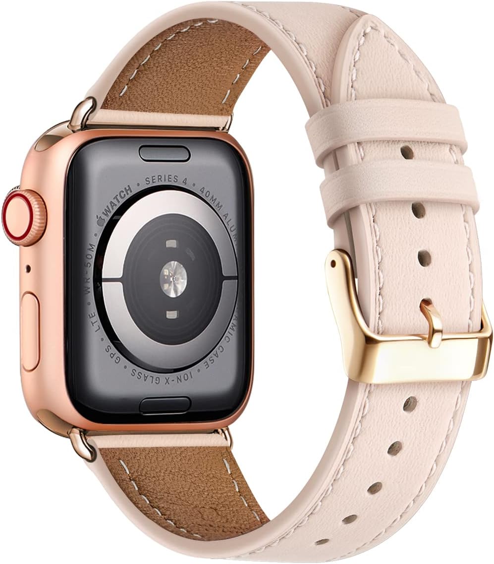Leather Apple Watch replacement strap band multi size