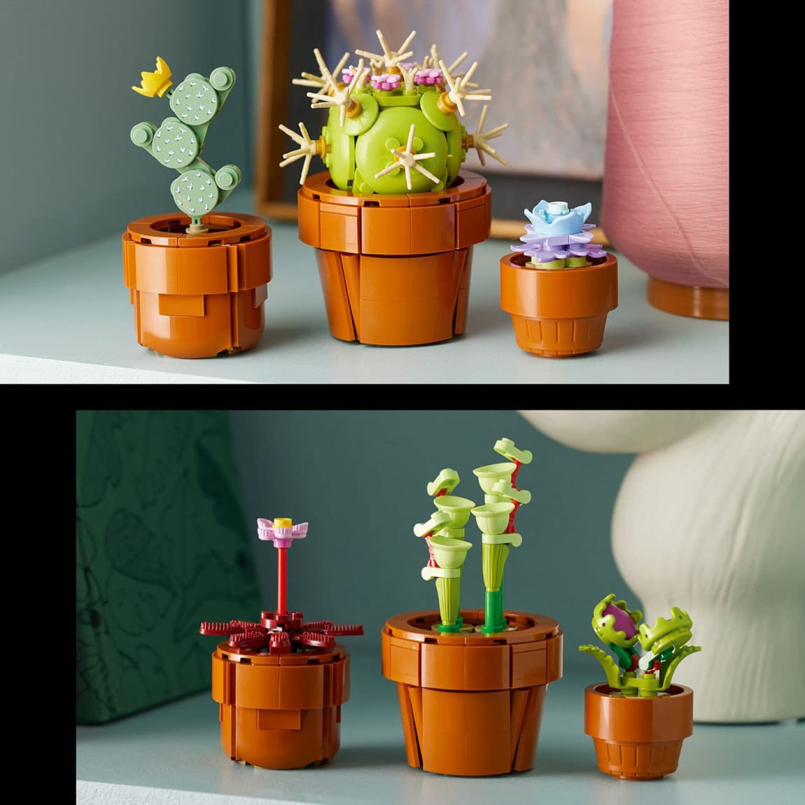 Beginner to advanced LEGO plant models
