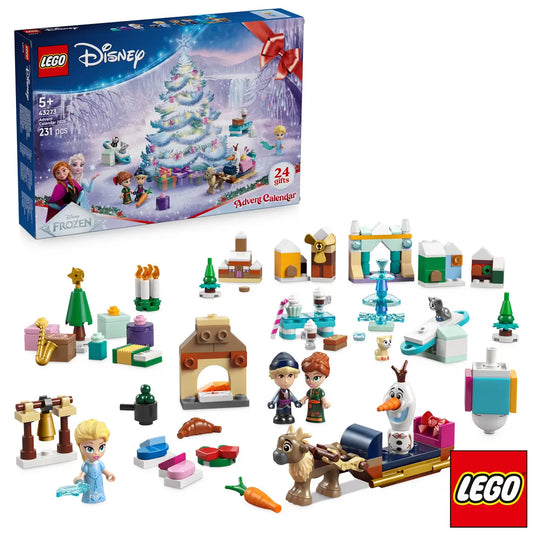 LEGO Disney Princess Advent Calendar 2025 set with 24 Frozen surprises