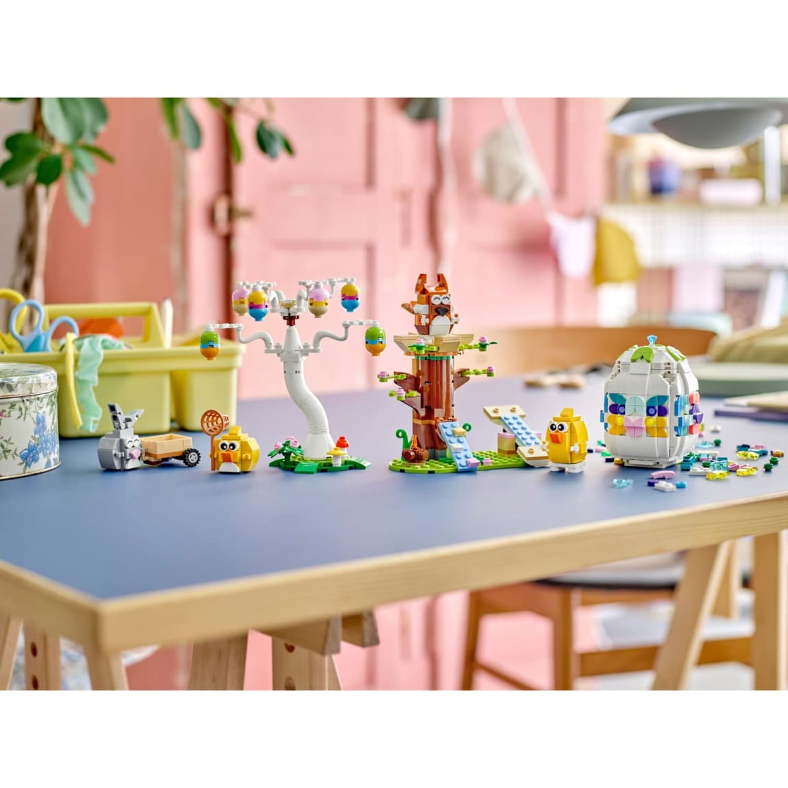 Colourful LEGO eggs for imaginative play and decoration