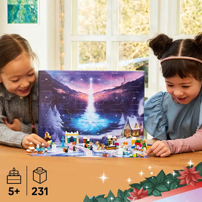 LEGO Frozen Advent Calendar mini builds including Arendelle Castle and ice tree