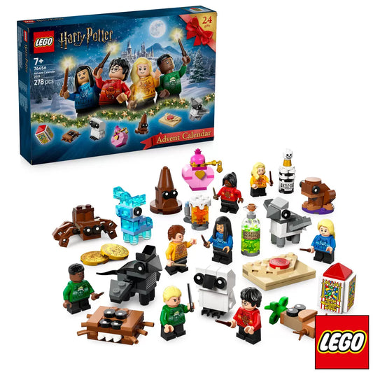LEGO Harry Potter Advent Calendar 2025 model 76456 with festive builds