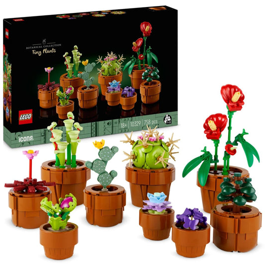 LEGO Icons Tiny Plants 10329 buildable floral set