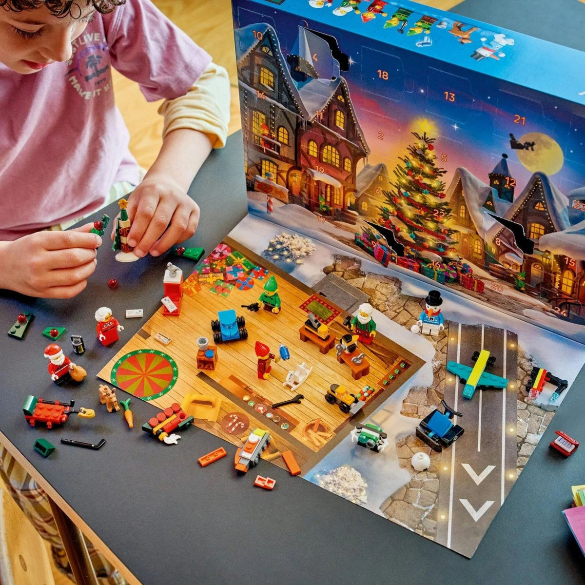 LEGO Christmas countdown calendar with mini builds