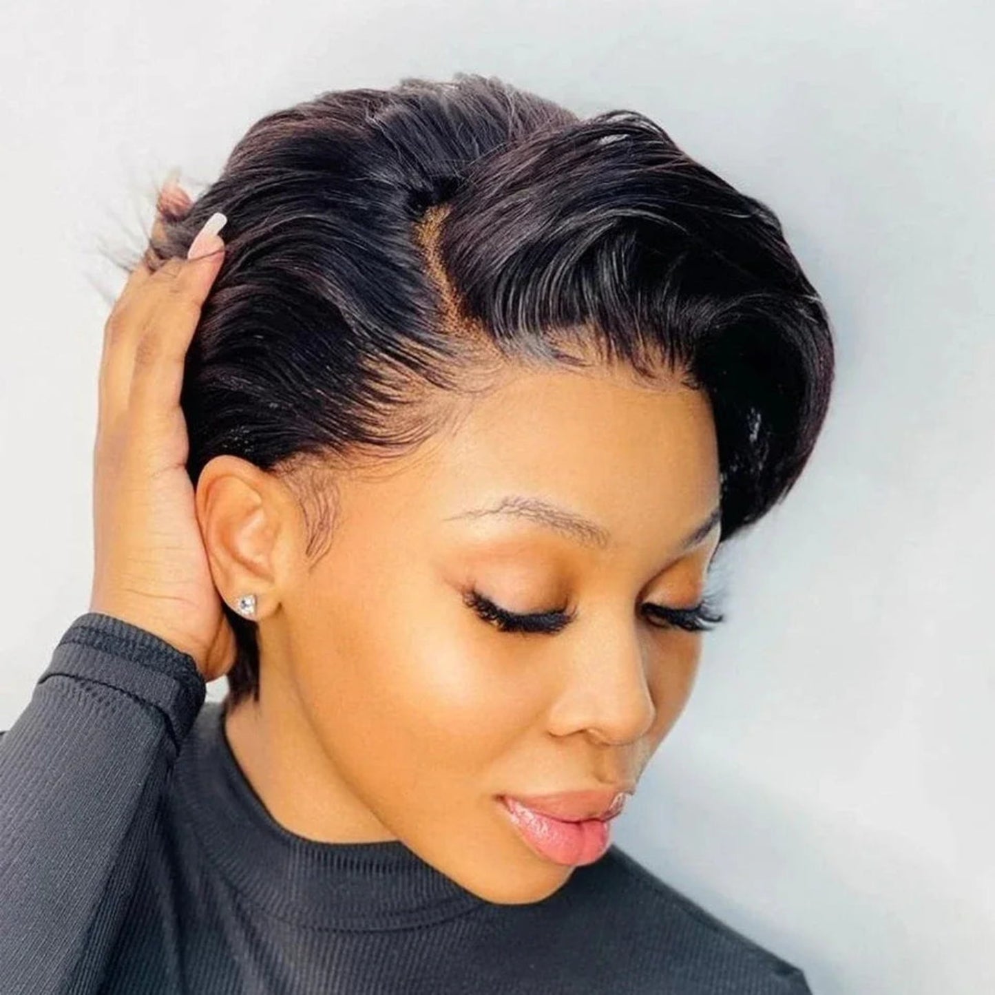 Premium Burmese virgin hair lace wig